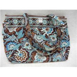 Brown & Blue Vera Bradley Purse