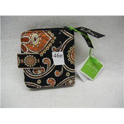 Brown & Black Vera Bradley Wallet, NWT