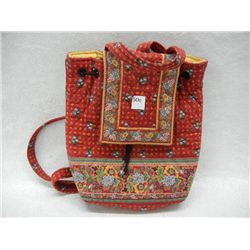 Red  Vera Bradley Back Pack