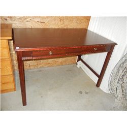 Dark Wood 2- Drawer Desk