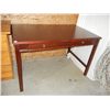 Image 1 : Dark Wood 2- Drawer Desk