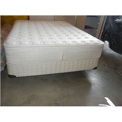 Queen Size Mattress & Box Springs W/ Bed Frame