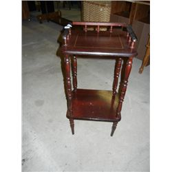 Square Stand W/ 2 Shelves