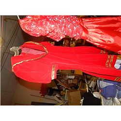 GIRLS DRESS - RED VELVET