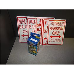 SIGNS - 6 & DOG HARNESS