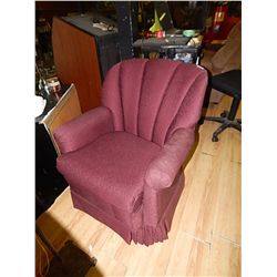 BURGANY SWIVEL ROCKING ARM CHAIR