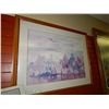 Image 1 : FRAMED LIMITED EDITION SERIGRAPH  "ROCKY MOUNTAIN PASS - RARE -BY EARL BISS (AKA MEADOW LARK BOY; SP