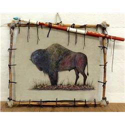 Original art on leather