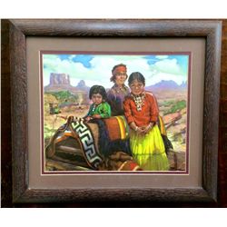 Santa Fe Railroad Calendar print