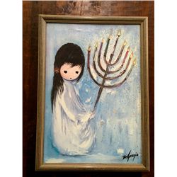 DeGrazia canvas transfer Print