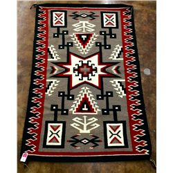 Navajo storm pattern rug