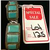 Image 2 : Turquoise and Sterling watch tips
