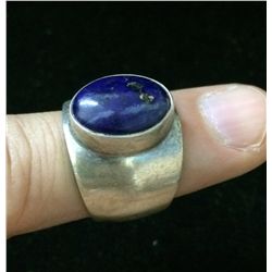 Lapis and Sterling ring