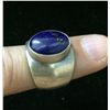 Image 1 : Lapis and Sterling ring