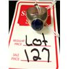 Image 2 : Lapis and Sterling ring