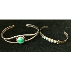 Pair of Southwestern style bracelets