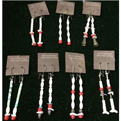 Seven pair of Southwestern style earrings