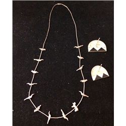 Sterling silver Native American style jewelry lot