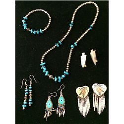 Southwestern style bargain jewelry lot