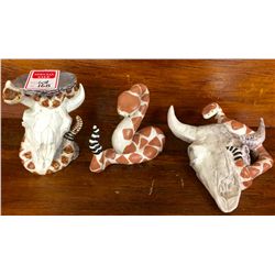 Rattlesnake theme ceramic lot