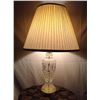 Image 5 : Cut Glass Table Lamp w/Shade