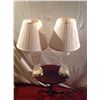 Image 2 : (2) Glass Table Lamps for one money