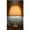 Image 6 : Glass Table Lamp w/Shade