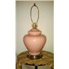 Image 3 : Pink Ceramic Table Lamp w/Shade