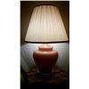 Image 5 : Pink Ceramic Table Lamp w/Shade