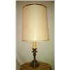 Image 1 : Brass Table Lamp W/ Shade