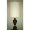Image 1 : Paul Hanson Classic Bronze Table Lamp 3-way w/Shade