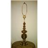 Image 3 : Classic Brass Table Lamp w/Shade 3-way