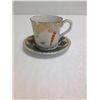 Image 21 : 7 Small plates; 1 Vintage Coffee Cup; 2 Vintage coffee Cups with saucers: