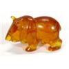 Image 1 : Small standing amber bear, 4cm high…