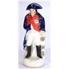 Image 1 : Victorian Staffordshire figure of Napoleon beside a pair of cannons wearing a pink jacket and blu…