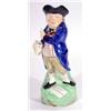 Image 1 : Hand painted Victorian Hearty Goodfellow Toby Jug wearing a blue jacket, 31cm high…