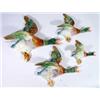 Image 1 : Graduated set of four hand painted Royal Dux mallard wall pockets…