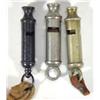 Image 1 : Acme Boy Scout's whistle, J. Hudson & Co whistle and Acme City whistle…