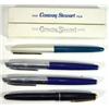 Image 1 : Boxed Conway Stewart 150 pen, boxed Conway Stewart 107 pen and two fountain pens…