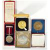 Image 1 : Battle of London 1940-41 medal, cased Silver Jubilee medal, Coronation medal, National Fire Briga…