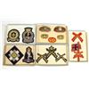 Image 1 : Selection of embroidered badges including Marksman badges, Air Gunners' Association, American Sea…