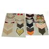 Image 1 : Approximately 60 military embroidered chevrons shoulder badges…