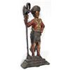 Image 1 : Cast iron Victorian Gordon Highland soldier doorstop, 36cm high…