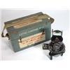 Image 1 : Wooden cased Mark II military astro compass…
