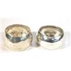 Image 1 : Two silver napkin rings…