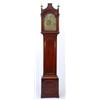 Image 1 : Late 18th Centuary Grandfather clock with pagoda top, the  brass faced five pillar movement stric…