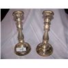 Image 2 : PAIR OF ANTIQUE CANDLEHOLDERS, POSSIBLY STERLING