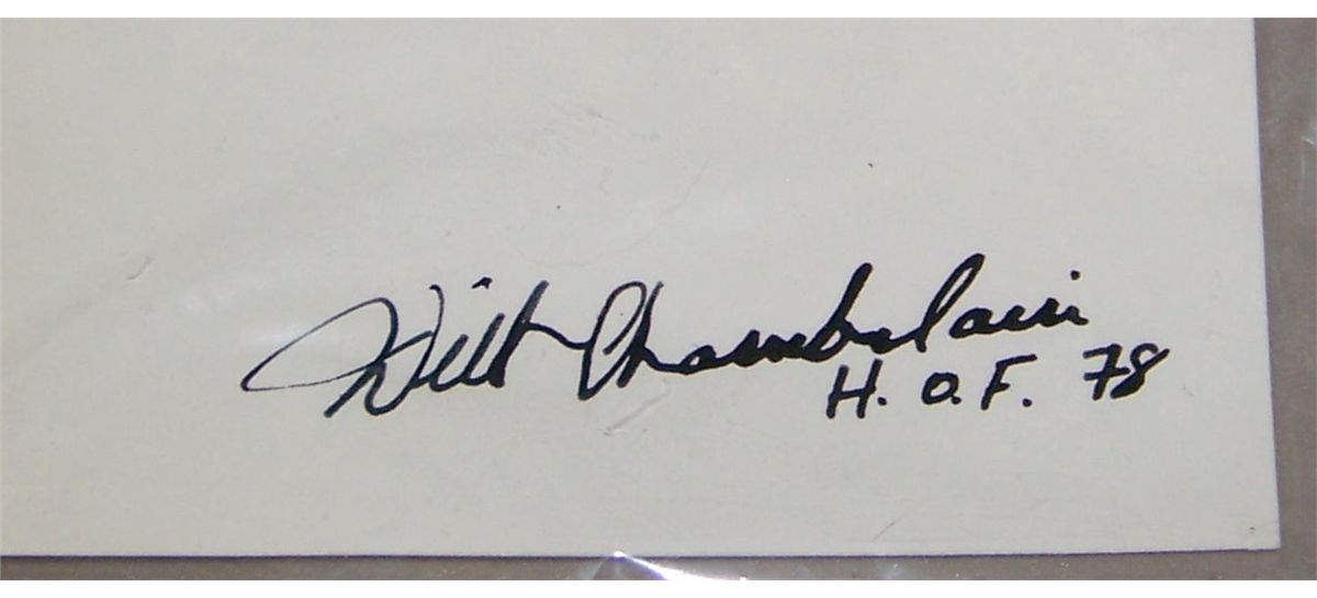 wilt chamberlain signature