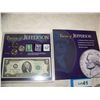 Image 1 : FACES OF JEFFERSON COLLECTIBLE COIN &CURRENCY COLLECTION INCLU: $2 BILL (3) COMMEMORATIVE MS NICKELS