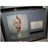 Image 2 : MARVELOUS MARVIN HAGLER HAND SIGNED & DEDICATED "BEST WISHES" FRAMED MEMORABILA